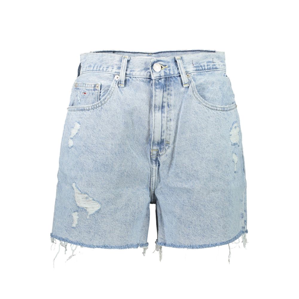 Tommy Hilfiger Blue Cotton Short Jeans Shorts