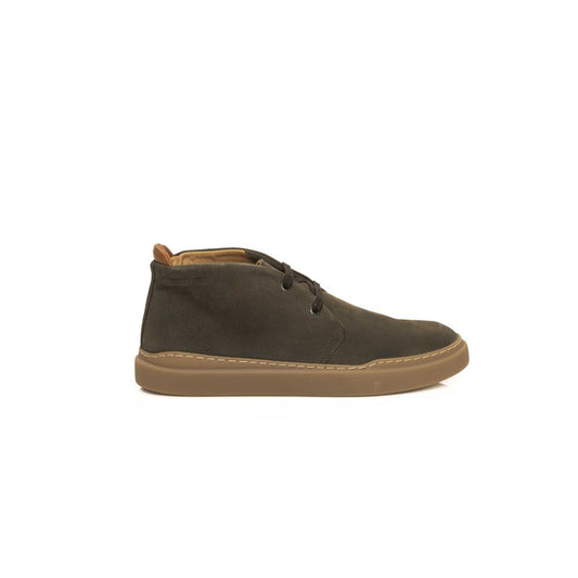 Cerruti 1881 Green Cowhide Boot - Timeless Elegance for Men