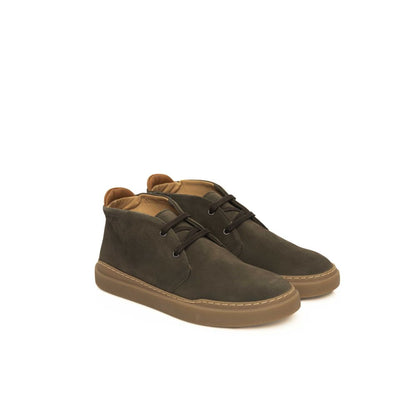 Cerruti 1881 Green Cowhide Boot - Timeless Elegance for Men