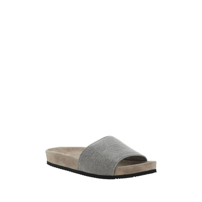 Brunello Cucinelli Jewel-Embellished Sandals