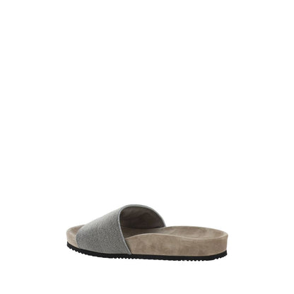 Brunello Cucinelli Jewel-Embellished Sandals