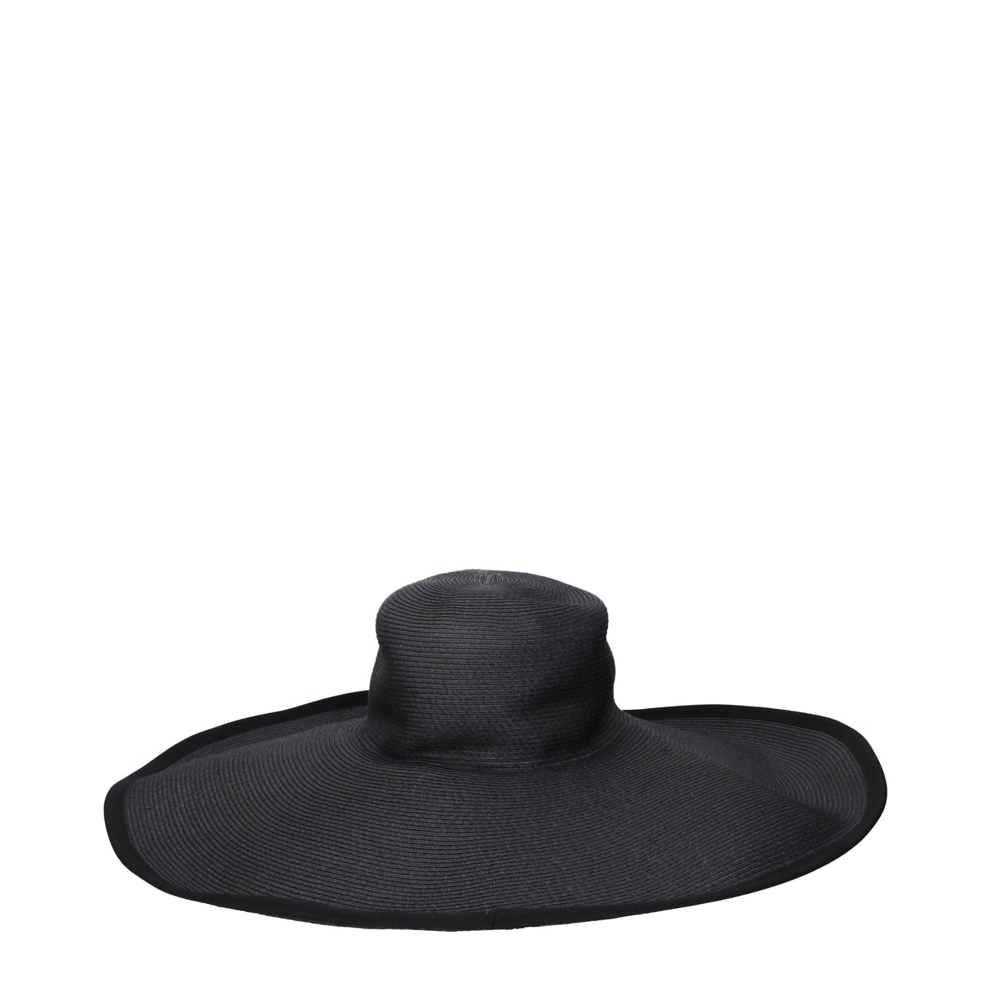 Max Mara Black Paper Sunhat - Elegant Sun Protection