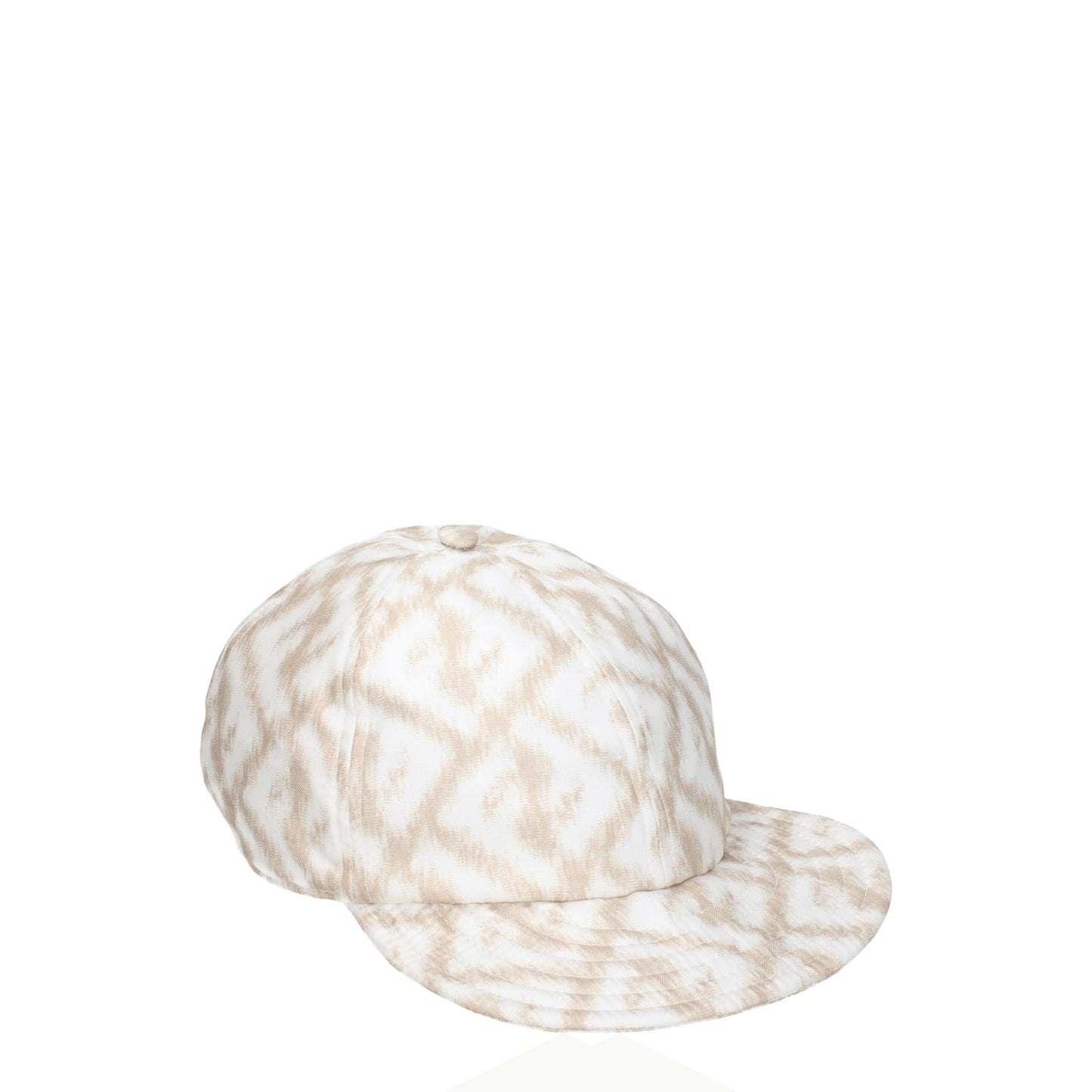 Fendi Beige Silk Baseball Cap