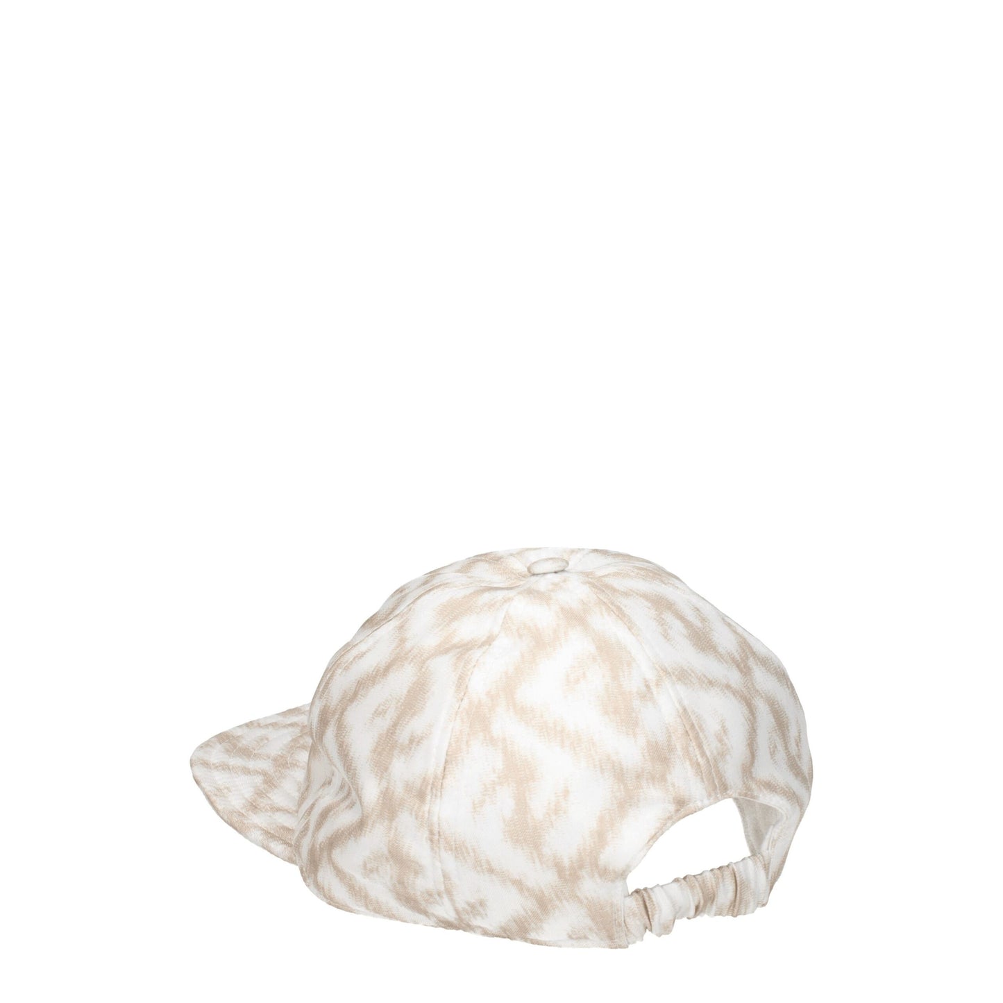 Fendi Beige Silk Baseball Cap