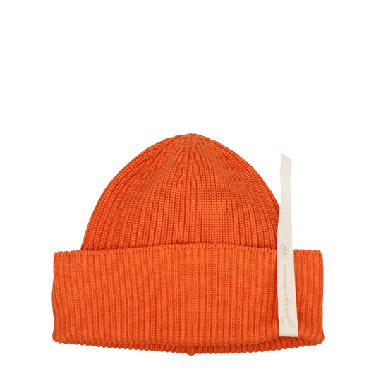Jacquemus Orange Cotton Beanie - A Touch of Playful Elegance