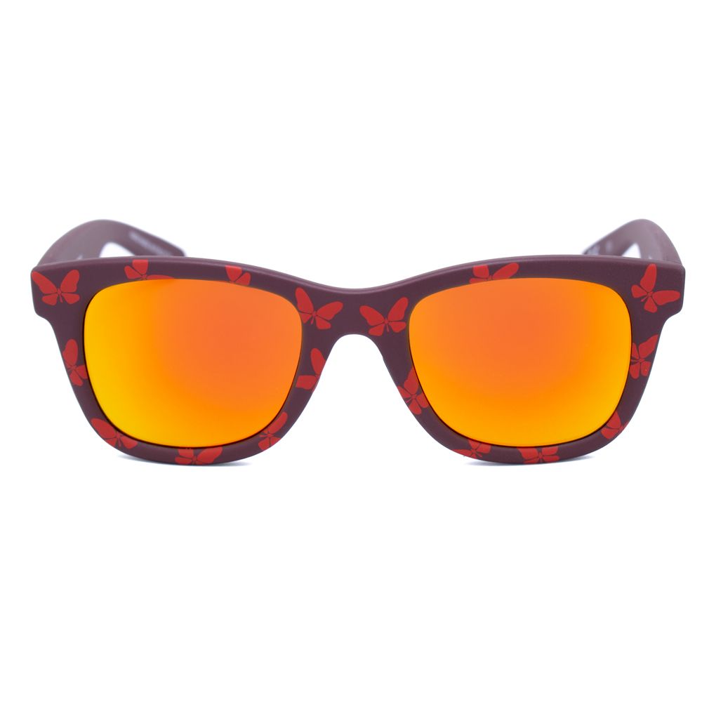 Italia Independent Women’s Sunglasses – Red and Brown Acetate