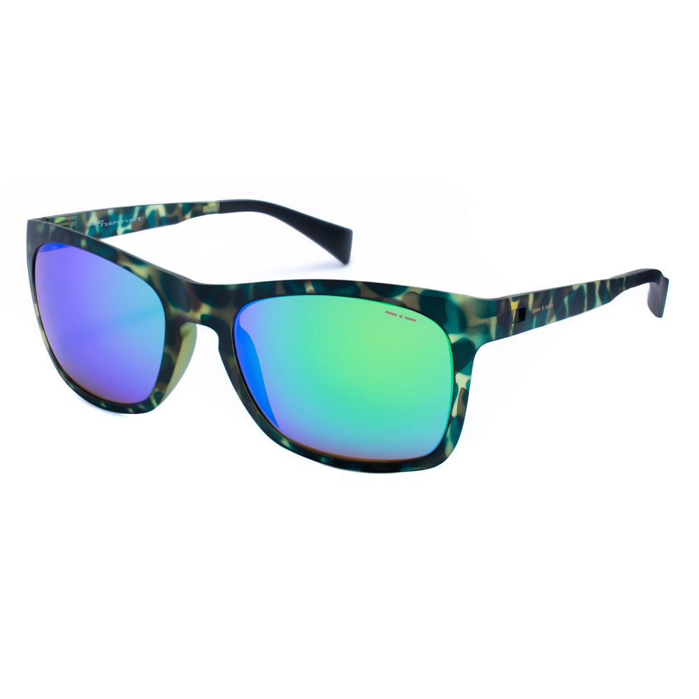 Italia Independent Bicolor Acetate Sunglasses – Black and Green