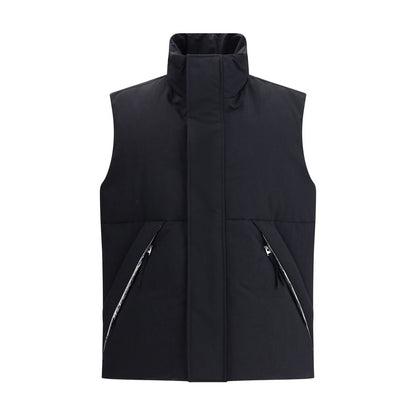 LAMINAR Black Polyamide Sleeveless Jacket