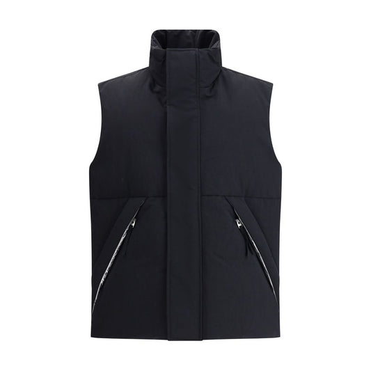 LAMINAR Black Polyamide Sleeveless Jacket