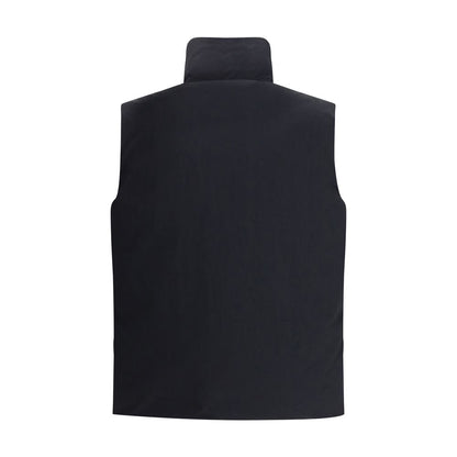 LAMINAR Black Polyamide Sleeveless Jacket