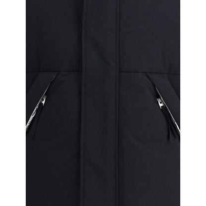 LAMINAR Black Polyamide Sleeveless Jacket