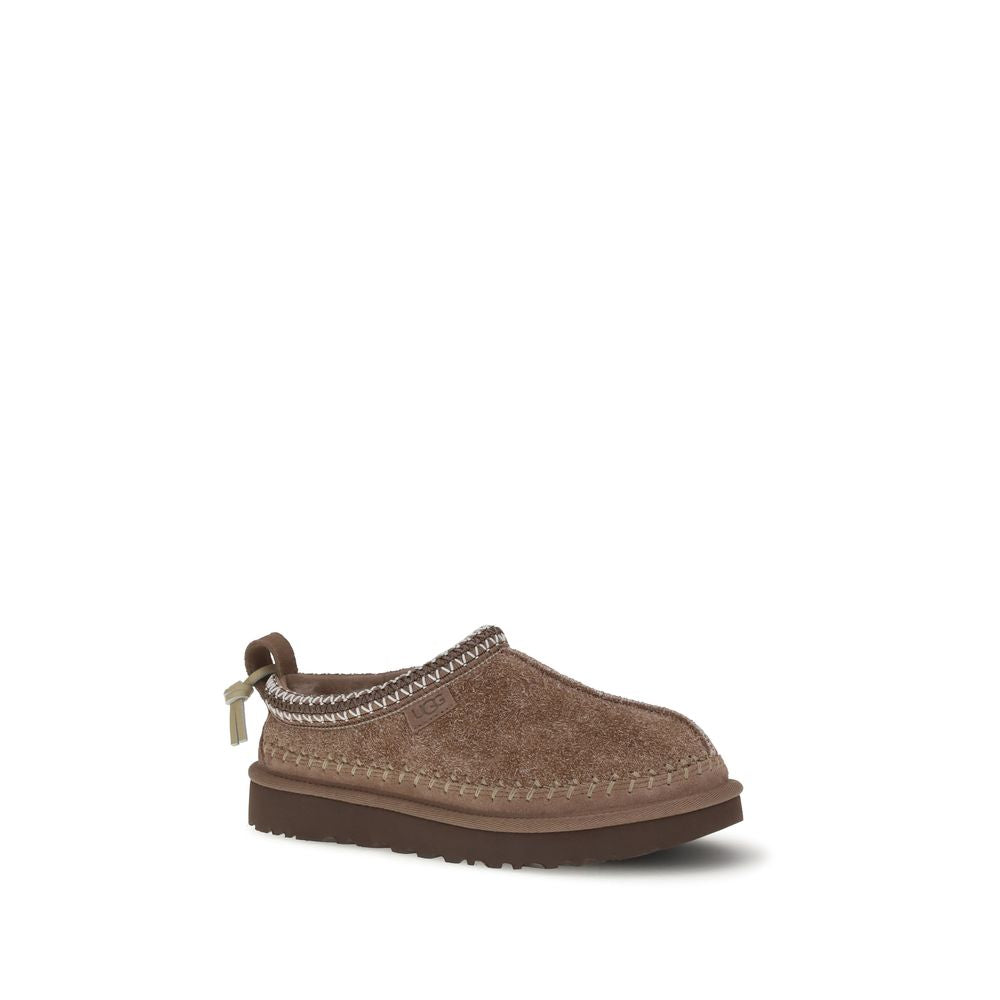 UGG Tasman Biarritz Mules - Brown Leather