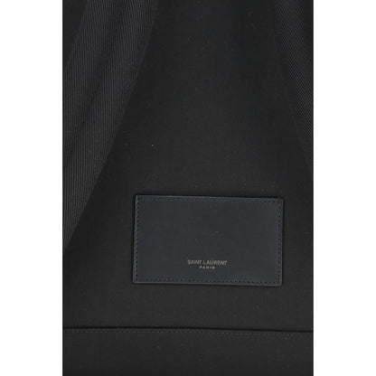 Saint Laurent City Canvas Backpack