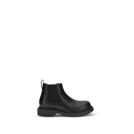 Givenchy Black Leather Chelsea Boots for Men