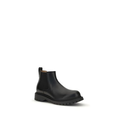Givenchy Black Leather Chelsea Boots for Men