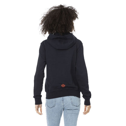 Mr&Mrs Italy Blue Cotton Women Sweatshirt