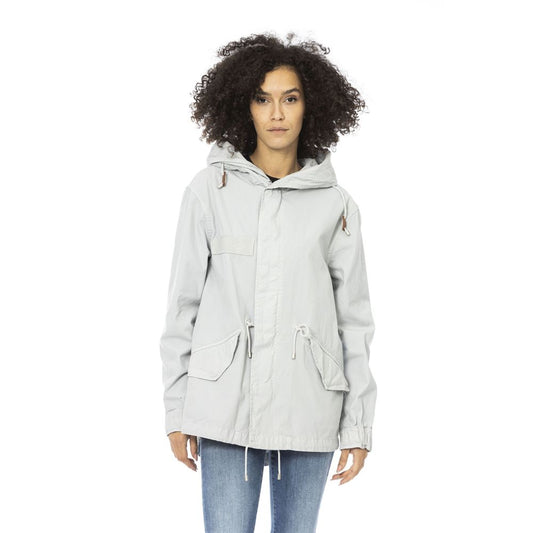 Mr&Mrs Italy Silver Cotton Parka