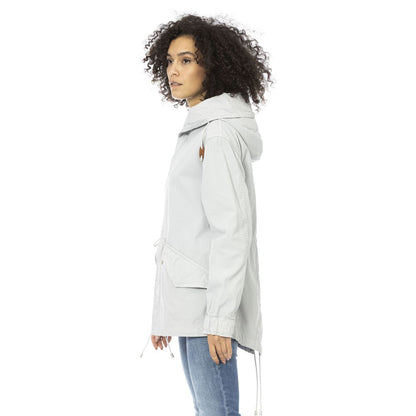 Mr&Mrs Italy Silver Cotton Parka
