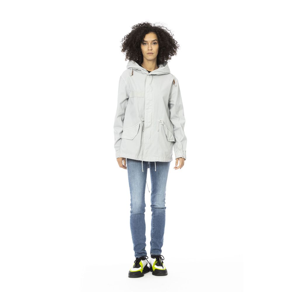 Mr&Mrs Italy Silver Cotton Parka
