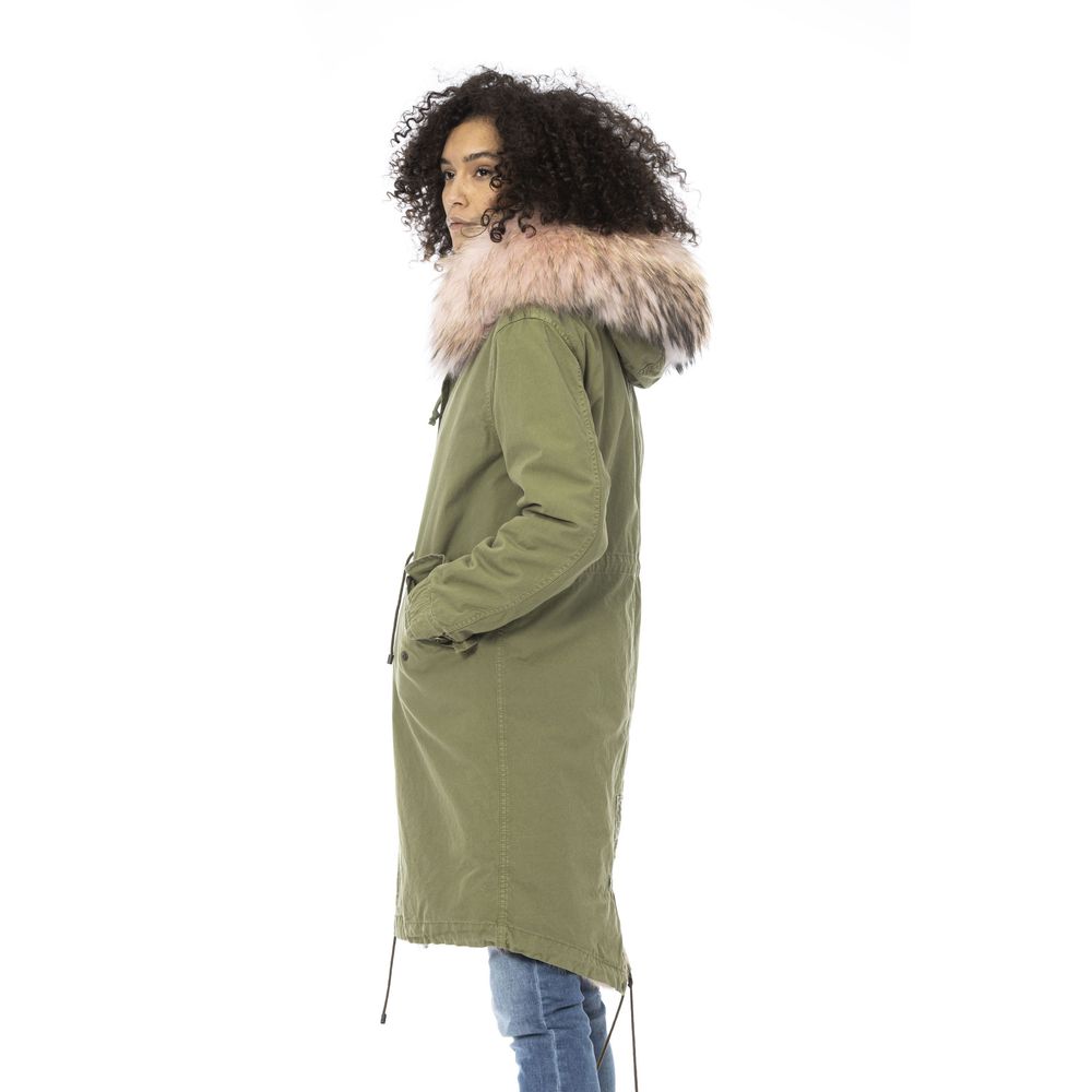 Mr&Mrs Italy Army Cotton Long Parka with Removable Inner Jacket