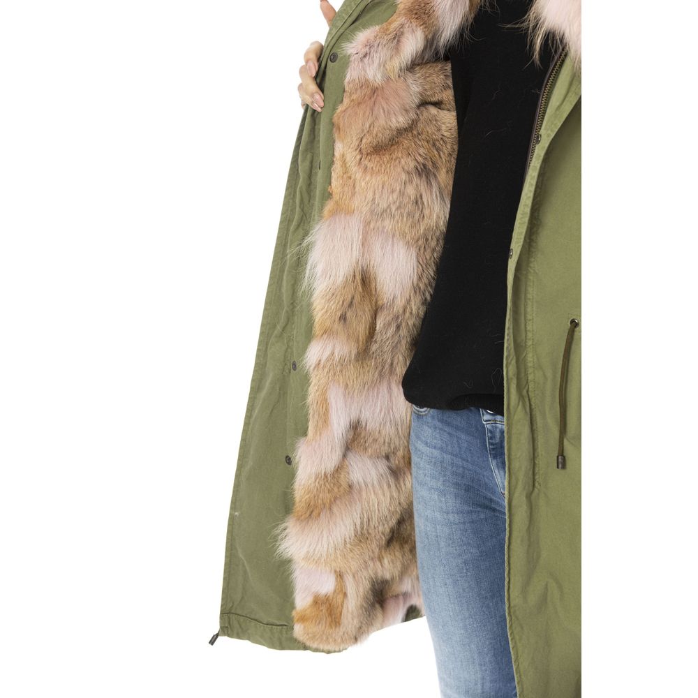 Mr&Mrs Italy Army Cotton Long Parka with Removable Inner Jacket