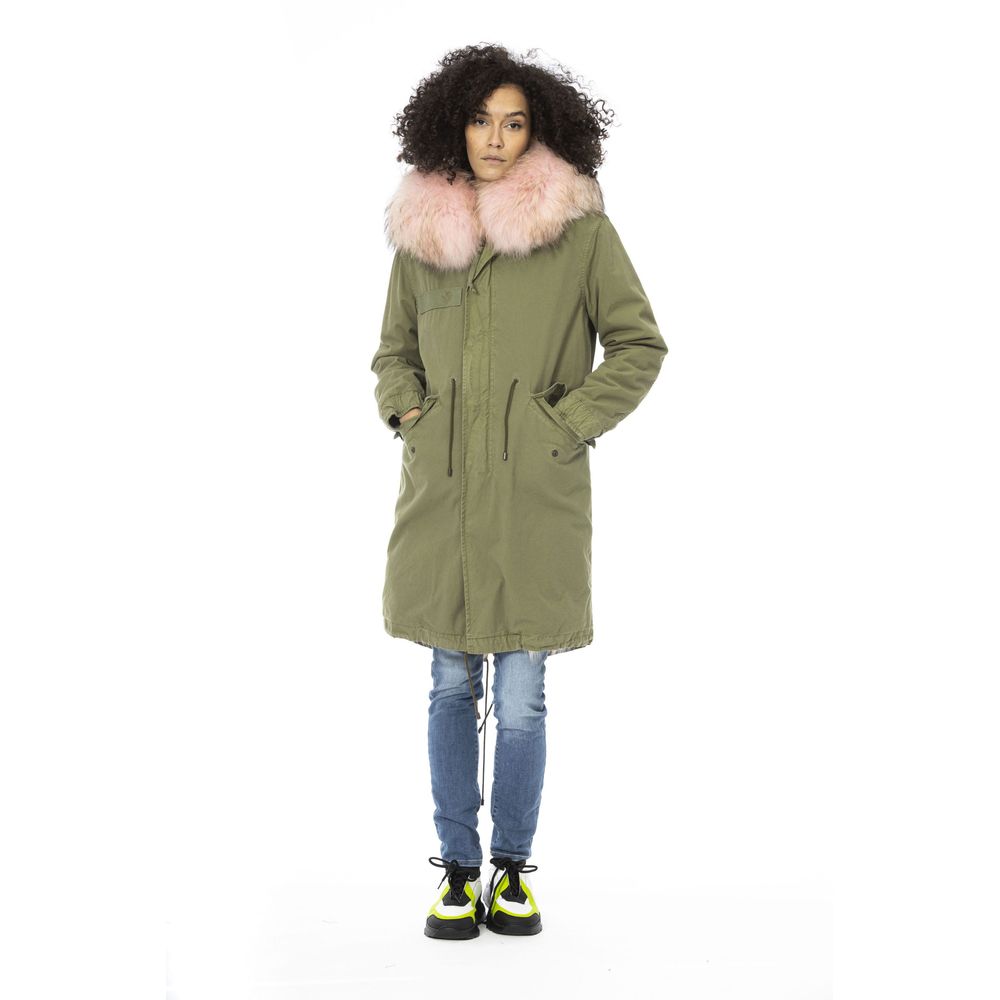 Mr&Mrs Italy Army Cotton Long Parka with Removable Inner Jacket