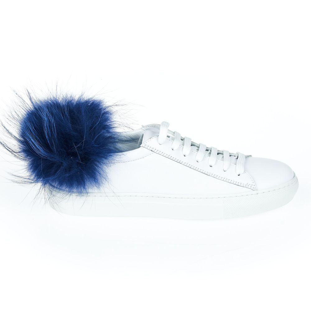Mr&Mrs Italy White Leather Women Sneaker