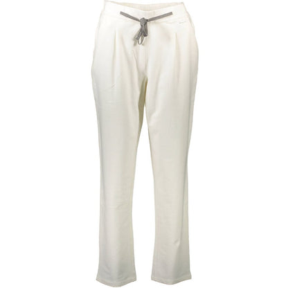 U.S. Polo Assn. White Cotton Sports Trousers