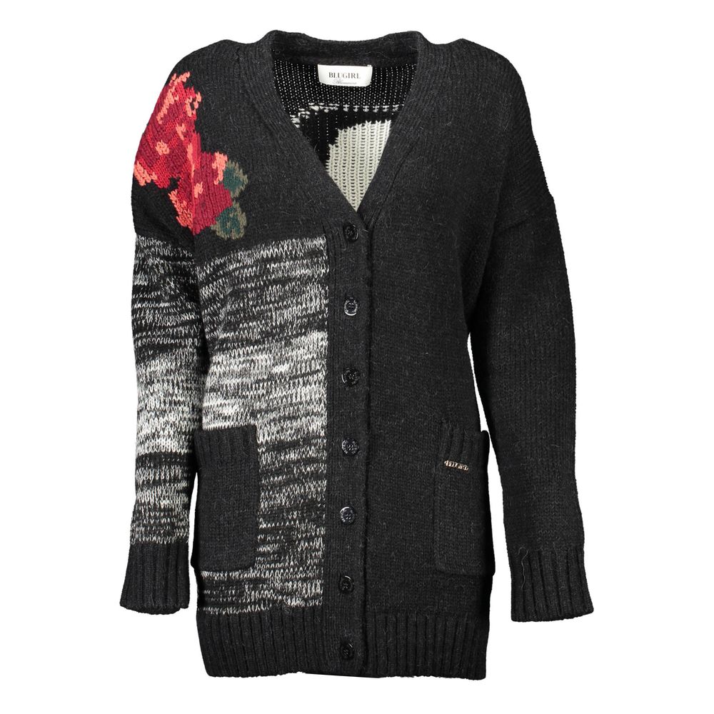 Blugirl Black Wool Cardigan