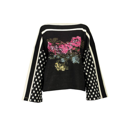 Blugirl Black Wool Sweater - Versatile Elegance