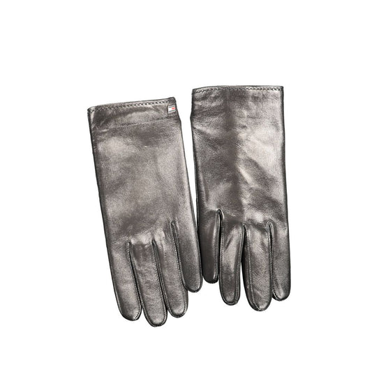 Tommy Hilfiger Black Leather Gloves