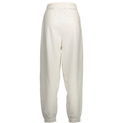 Tommy Hilfiger White Cotton Sports Trousers