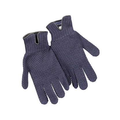 Harmont & Blaine Blue Wool Gloves
