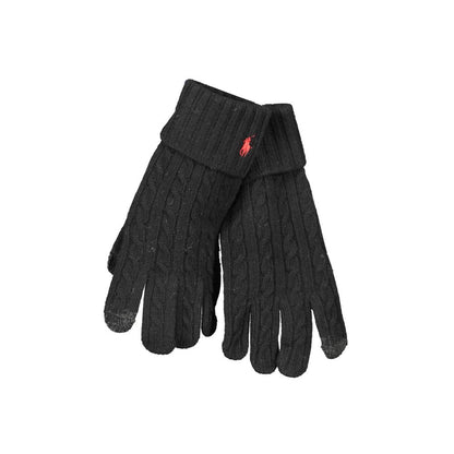 Ralph Lauren Black Nylon Gloves - Stylish and Functional