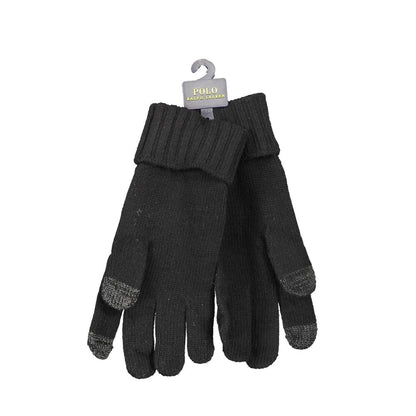 Ralph Lauren Black Nylon Gloves - Stylish and Functional