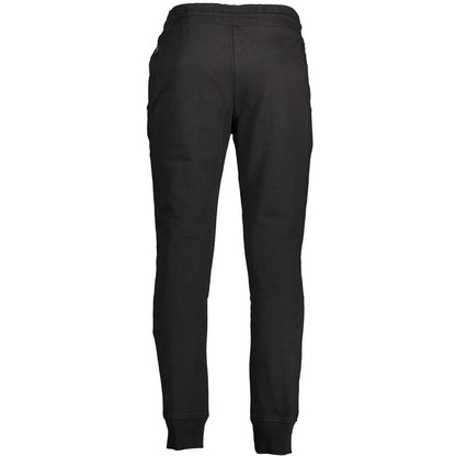 Napapijri Black Cotton Pant - Functional Urban Trousers