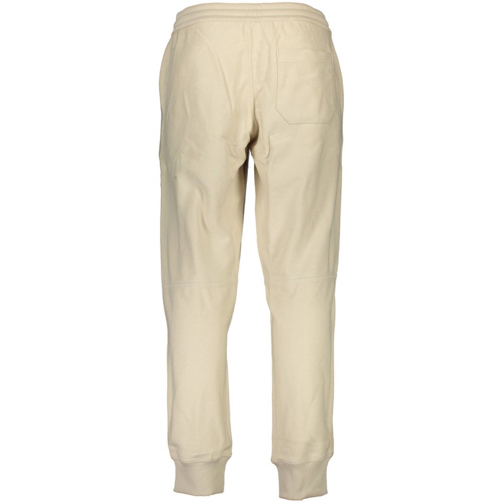 Calvin Klein Beige Cotton Sports Trousers