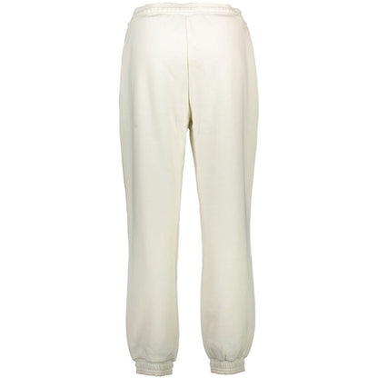 Calvin Klein White Cotton Fleece Sports Trousers