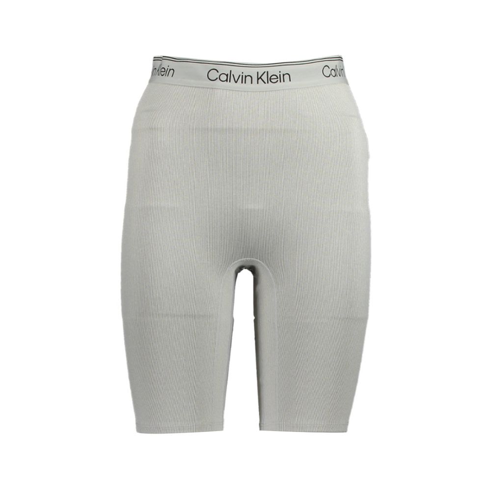 Calvin Klein Gray Polyester Gym Shorts