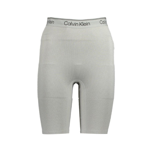 Calvin Klein Gray Polyester Gym Shorts