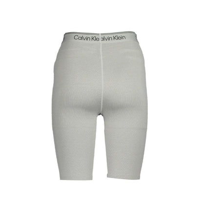 Calvin Klein Gray Polyester Gym Shorts
