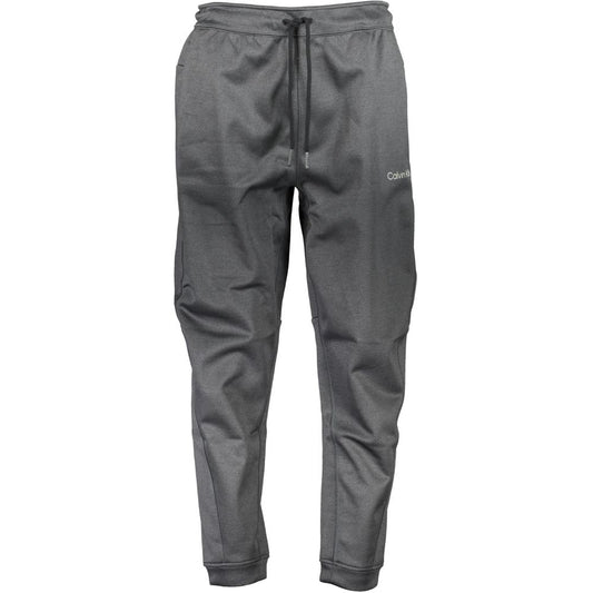 Calvin Klein Black Polyester Jogger Pants for Men