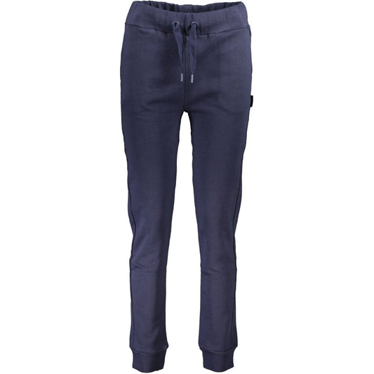 North Sails Blue Cotton Pant - Sporty and Sustainable Trousers