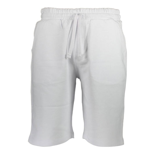 North Sails White Cotton Pant - Sporty & Sustainable Trousers