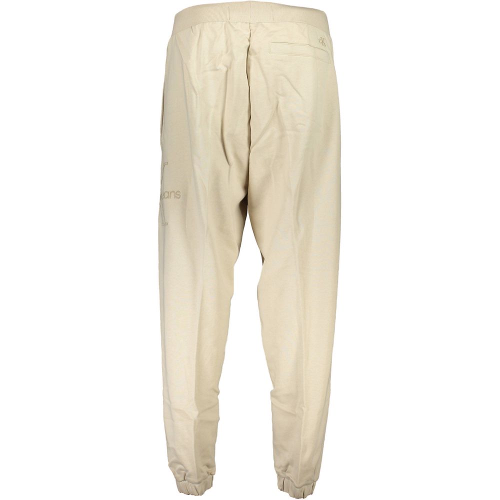 Calvin Klein Beige Cotton Sports Trousers
