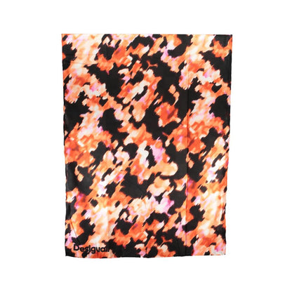 Desigual Pink Polyester Scarf - Stylish Statement Piece