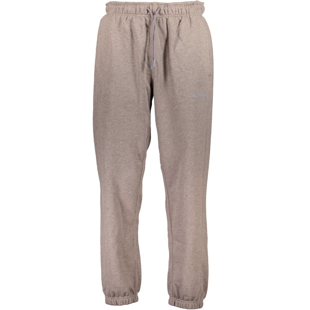 Calvin Klein Brown Cotton Sports Trousers