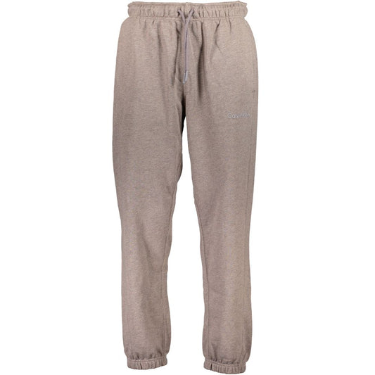Calvin Klein Brown Cotton Sports Trousers