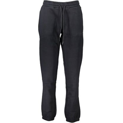 Napapijri Black Cotton Pant - Rugged Sports Trousers
