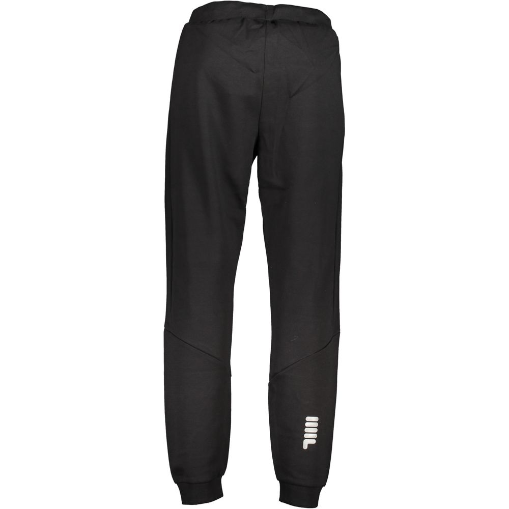 Fila Black Cotton Pant - Stylish Sports Trousers for Active Wear